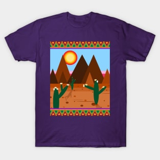 Sunset in the desert T-Shirt